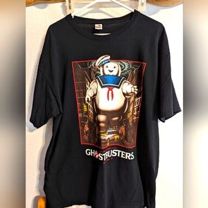 Men's Ghostbusters T-Shirt Staypuff Marshmallow Man Size XL